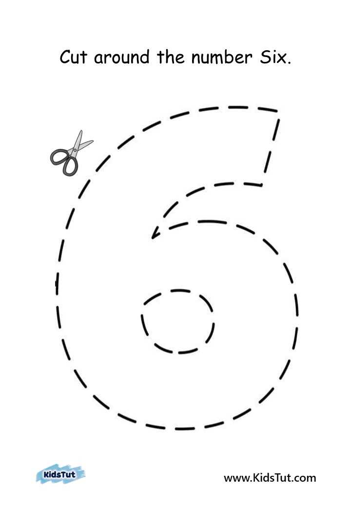 cutting numbers worksheet