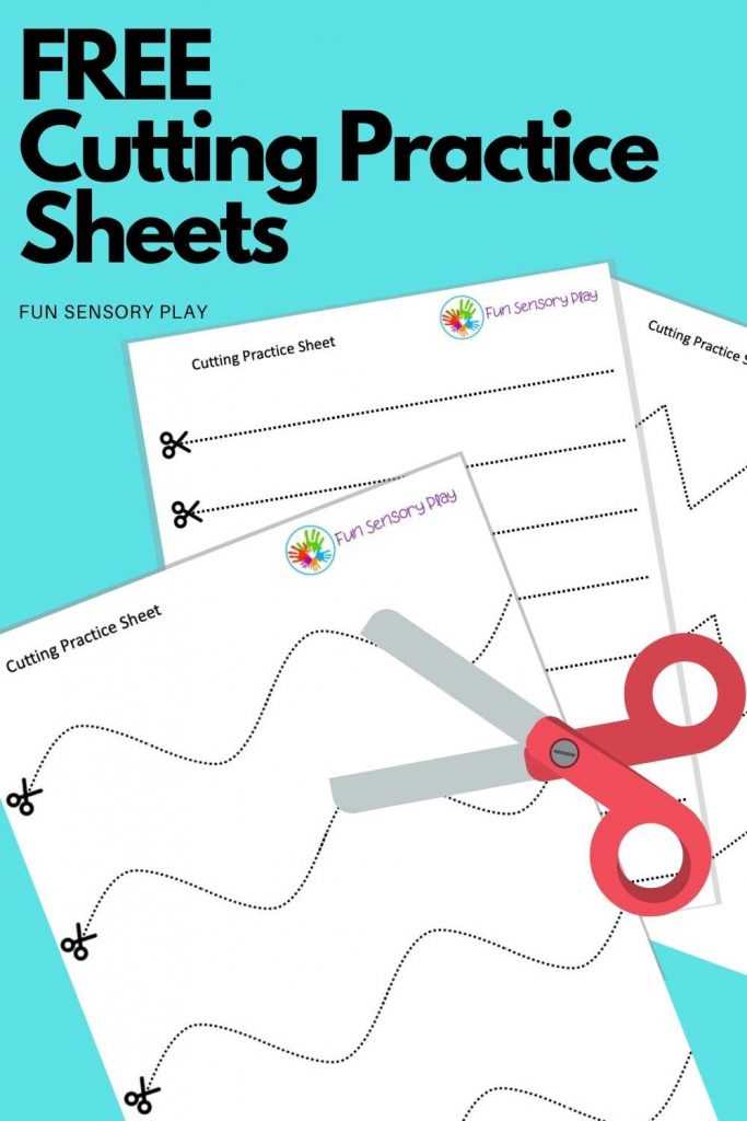 cutting worksheets printable