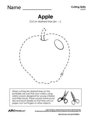 cutting worksheets printable