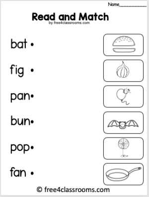 cvc word worksheets kindergarten free