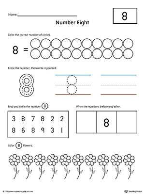 number 8 worksheet