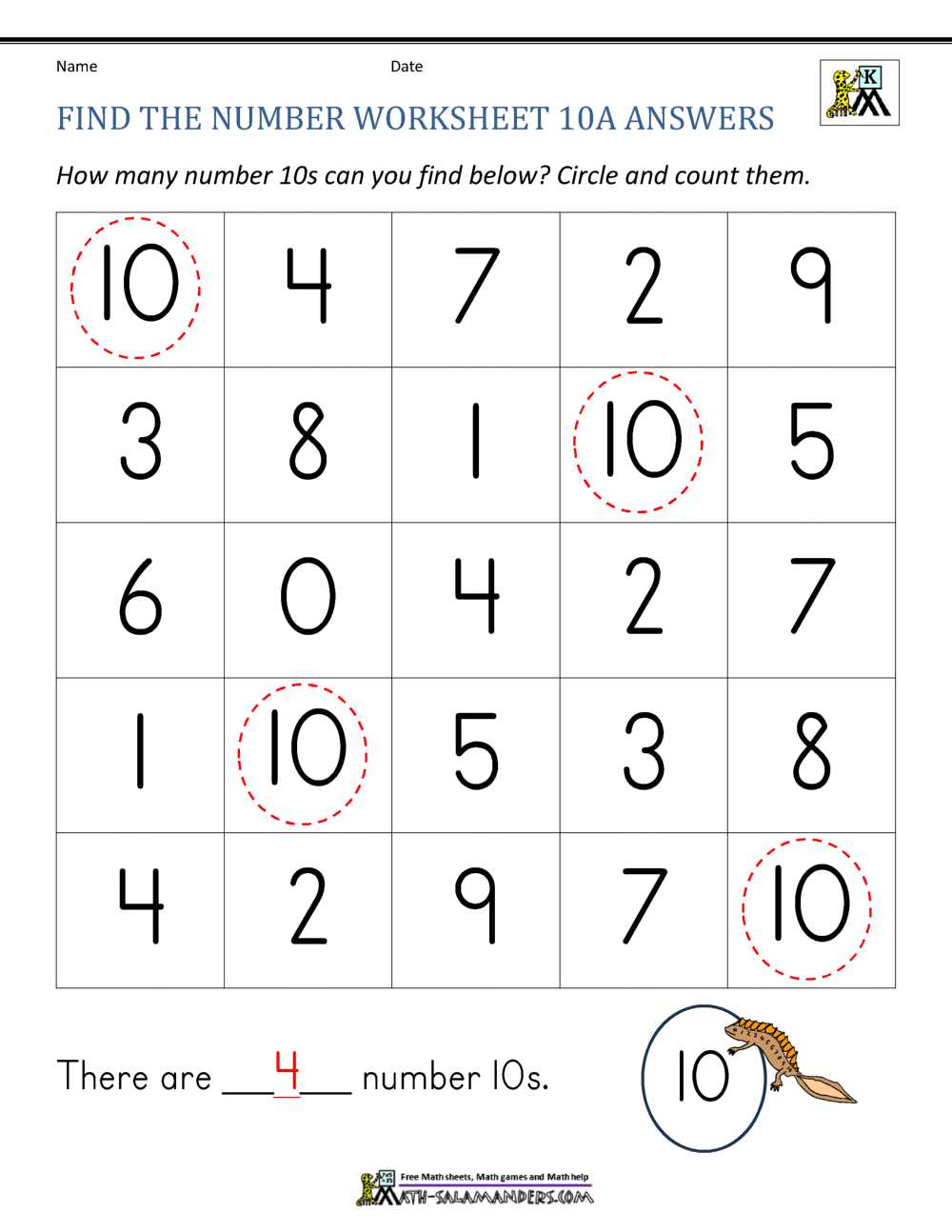 number 10 preschool worksheet number 10 preschool worksheet