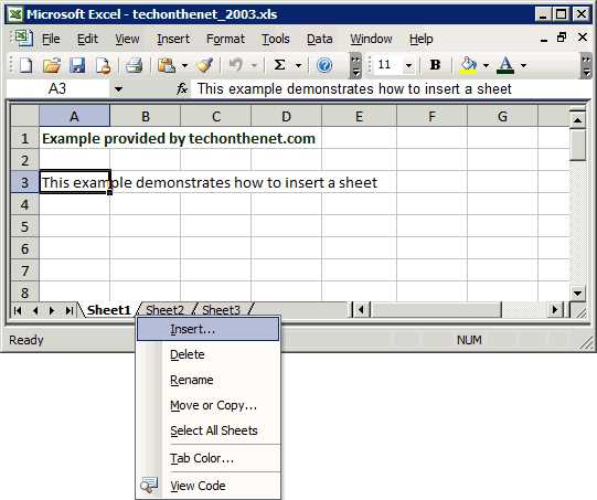 how to add a worksheet in excel