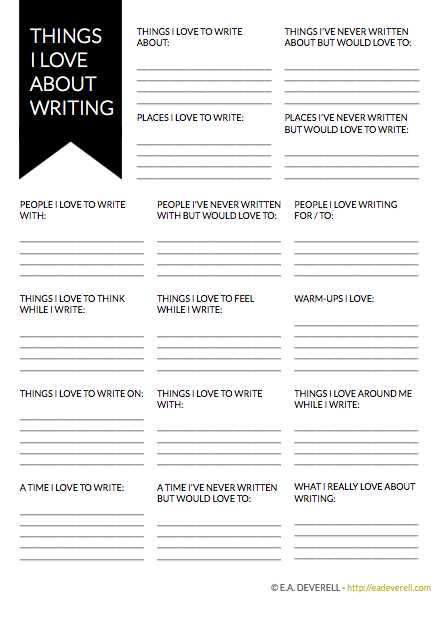 love worksheets