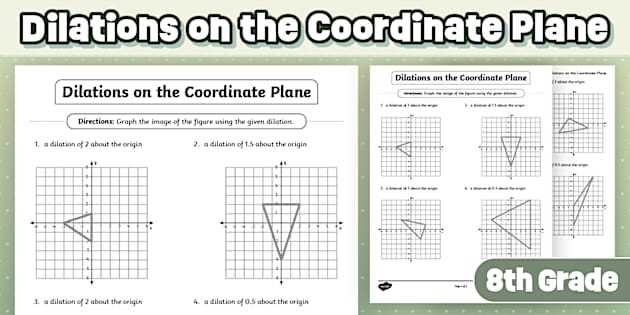 dilation worksheet