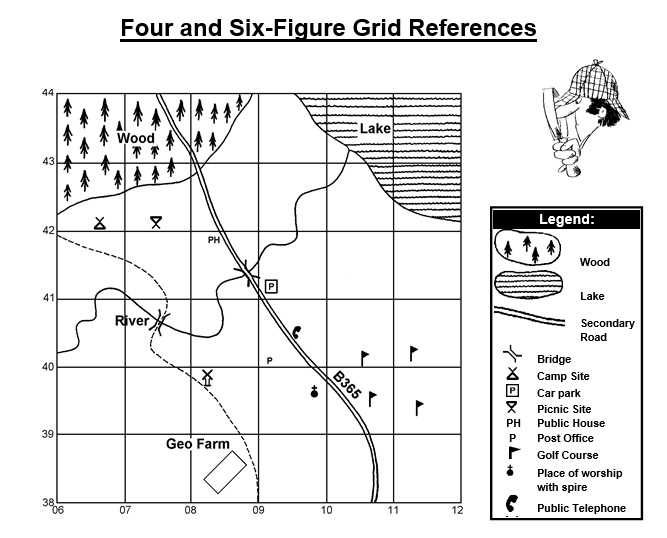 4 and 6 figure grid references worksheet