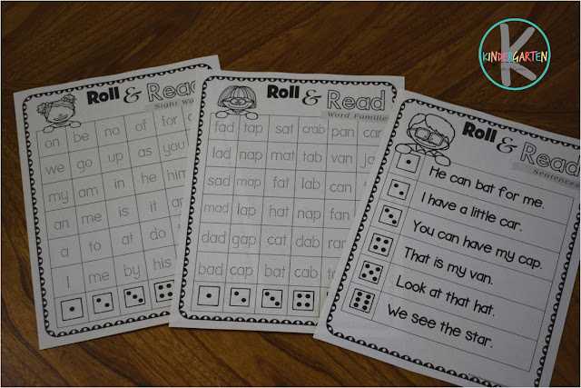 dice worksheets
