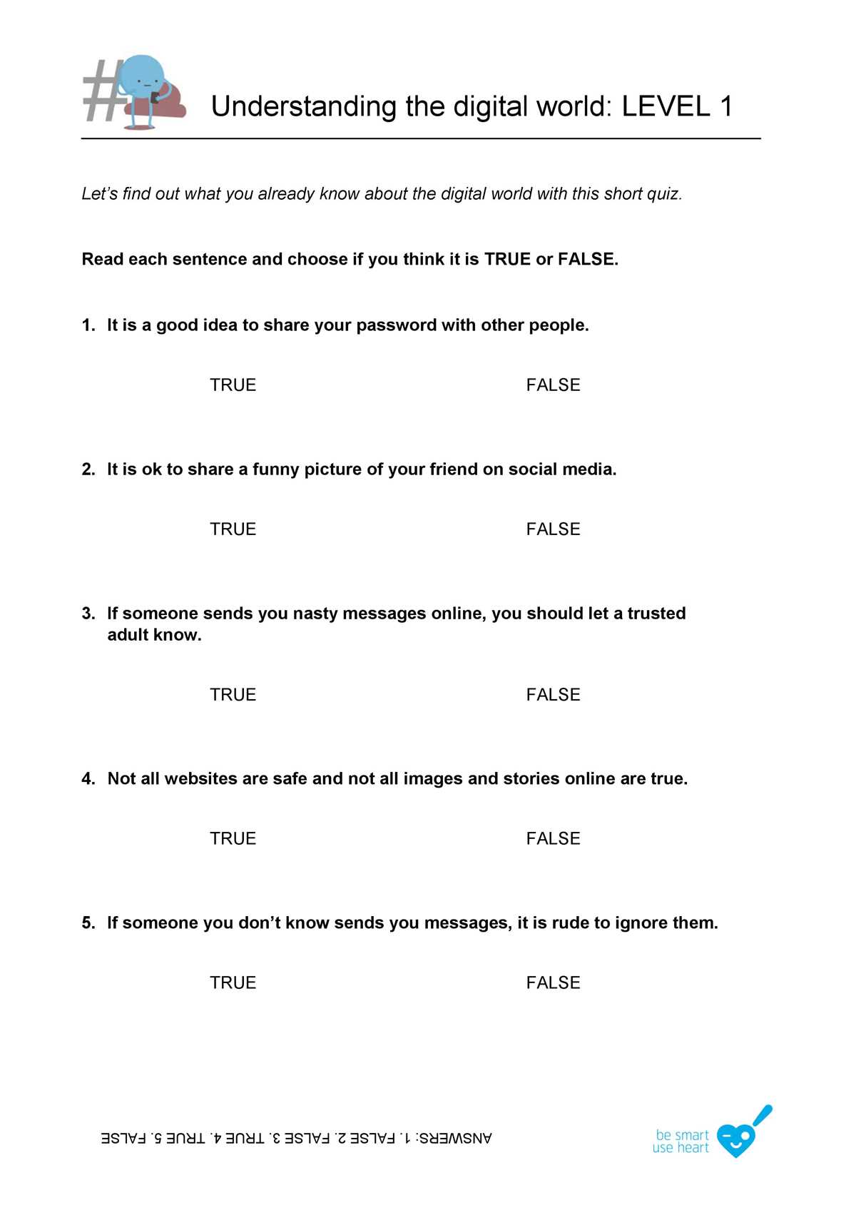 digital worksheet