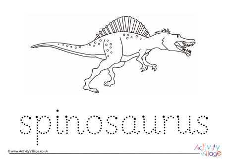 dinosaur tracing worksheets