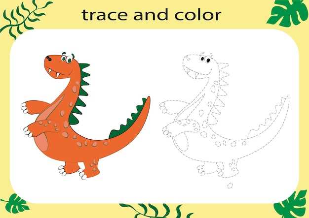 dinosaur tracing worksheets