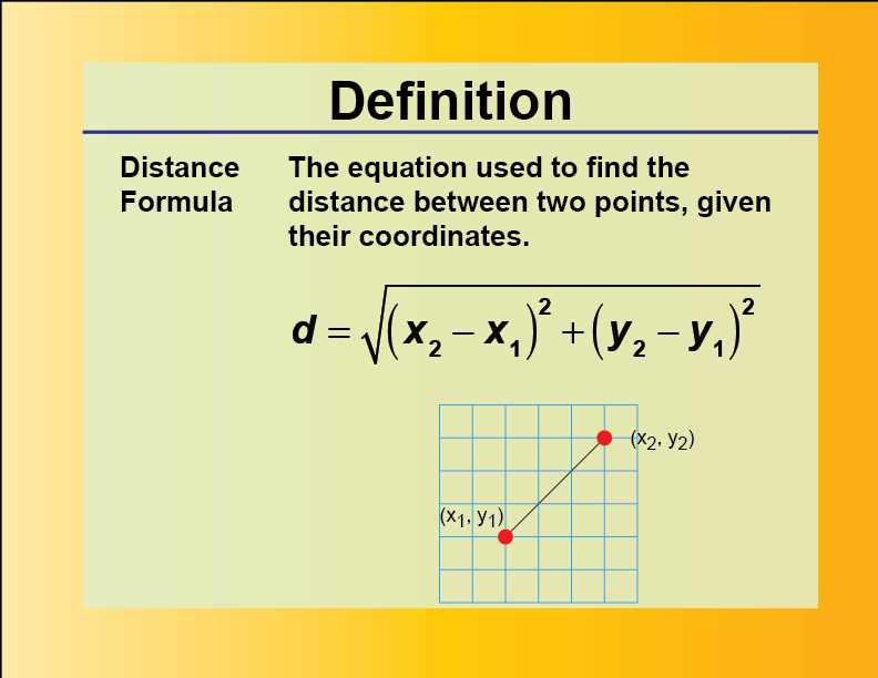 distance formula worksheet class 10