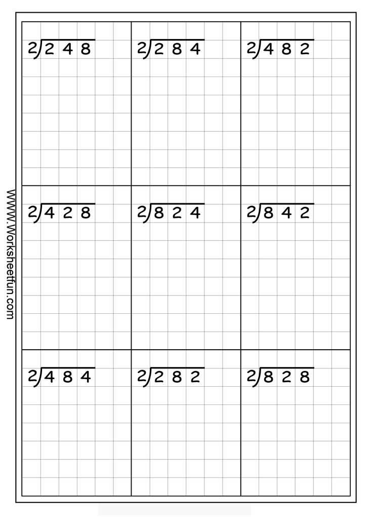 dividing 3 digit by 2 digit worksheet