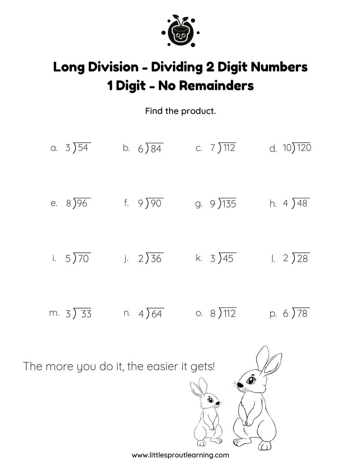 dividing 4 digit by 2 digit worksheets