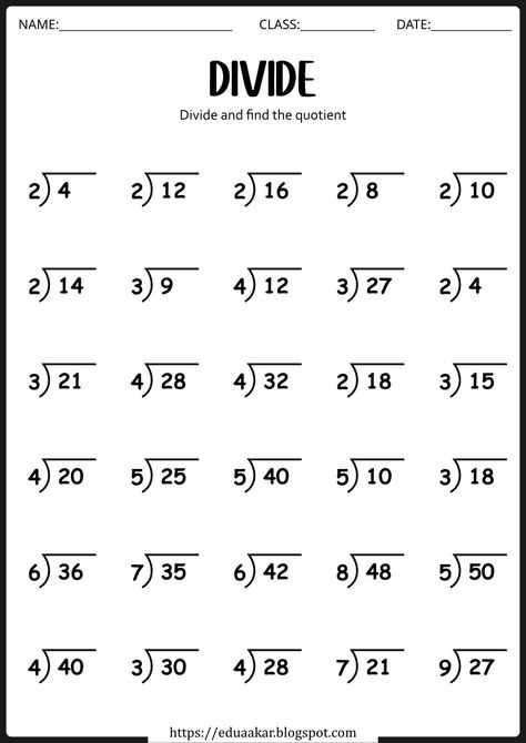 division 3 digits by 1 digit worksheet