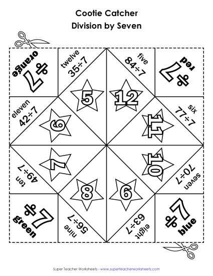 division colouring worksheets