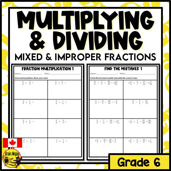 division fractions worksheet