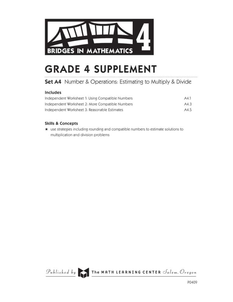 division with compatible numbers worksheets