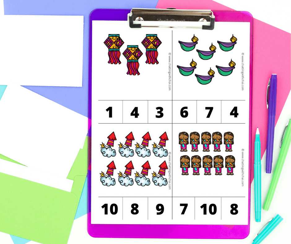 diwali worksheets for preschoolers