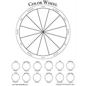 colored pencil techniques worksheet free