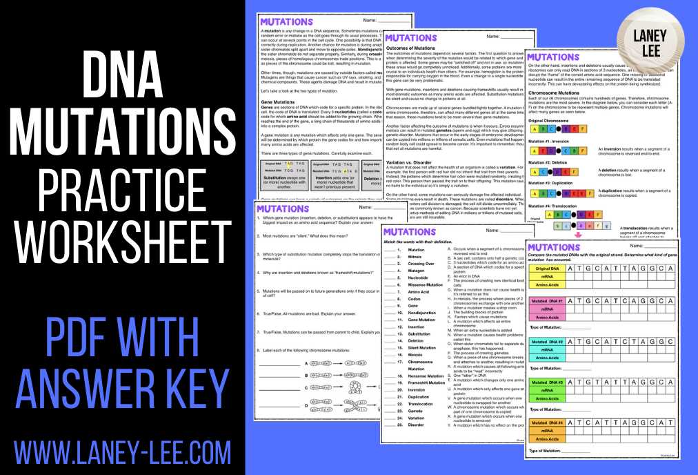 dna problems worksheet