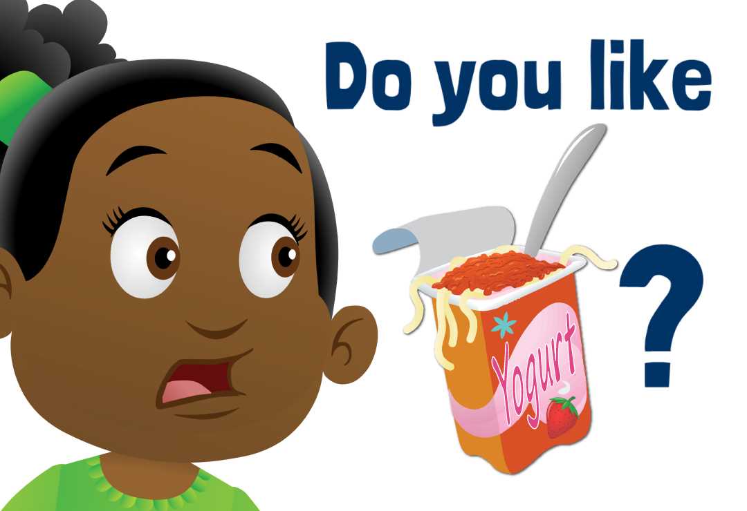 do you like spaghetti yogurt worksheet do you like spaghetti yogurt worksheet