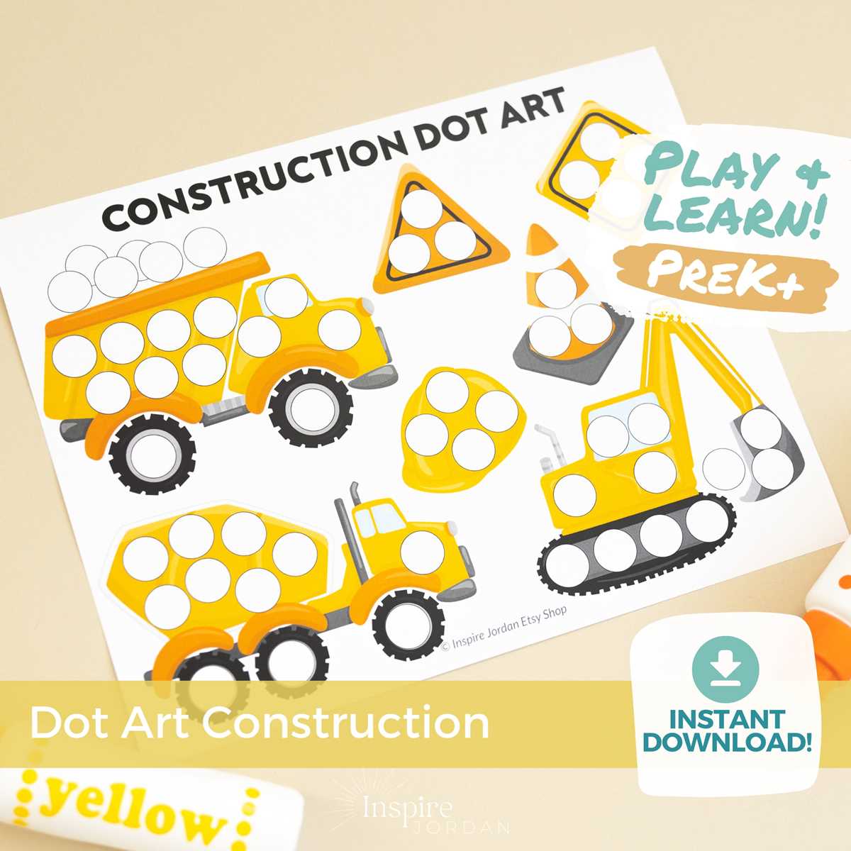 dot art worksheets