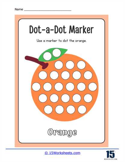 dot worksheets