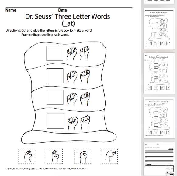 dr seuss worksheets pre k