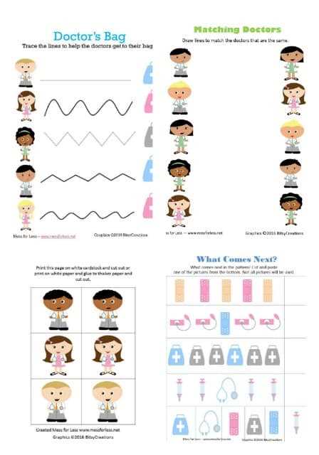 dr worksheets for kindergarten