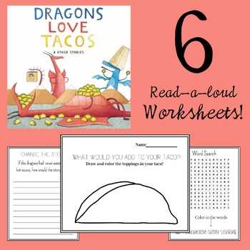 dragons love tacos worksheet