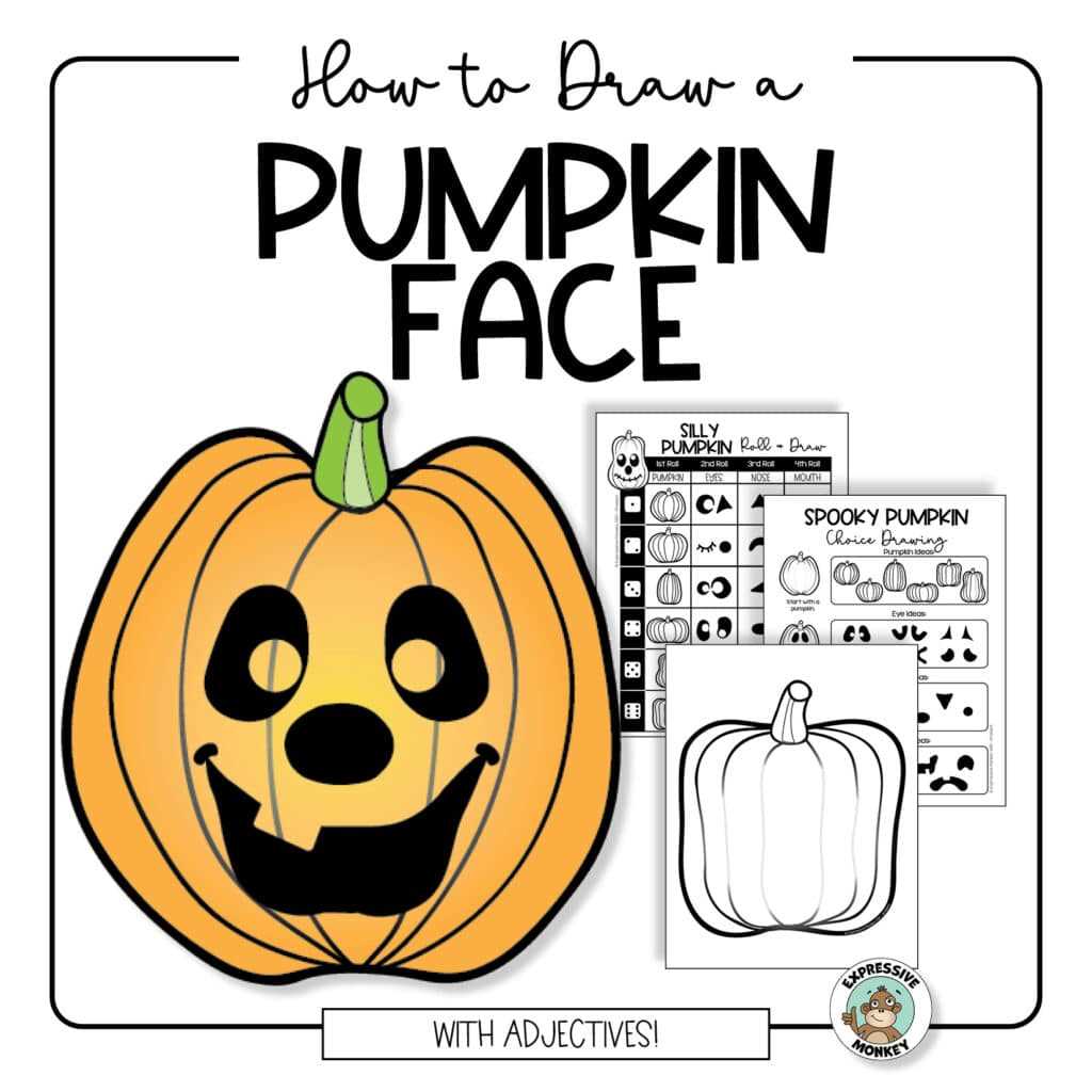 draw a pumpkin face worksheet