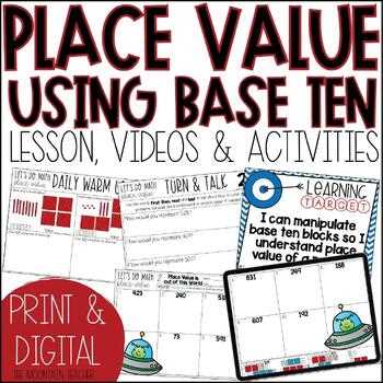 draw base ten blocks worksheet
