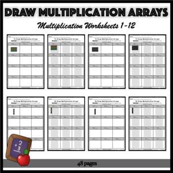 drawing arrays worksheet