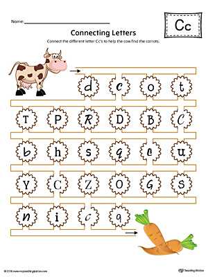 find letter c worksheet