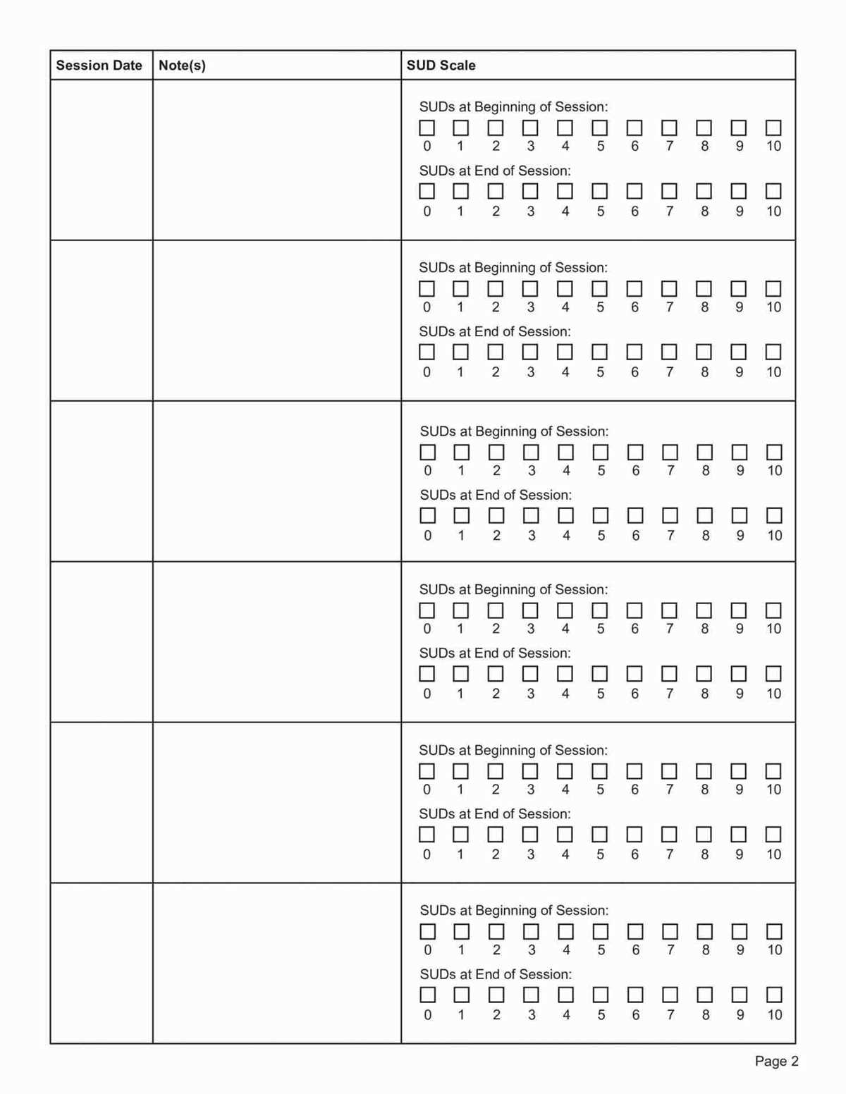dbt suds worksheet
