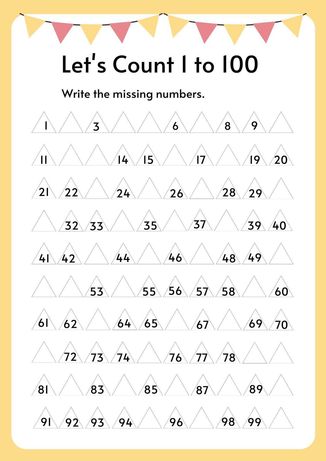 1st grade math worksheet free