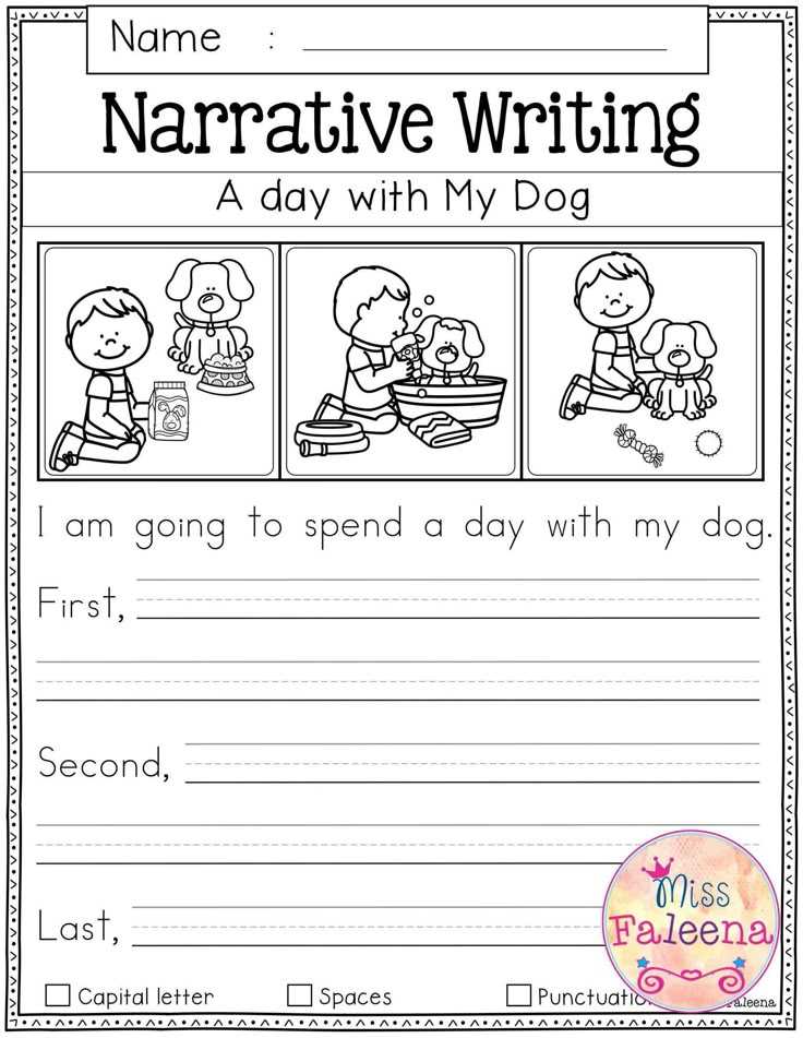 1st grade writing worksheets