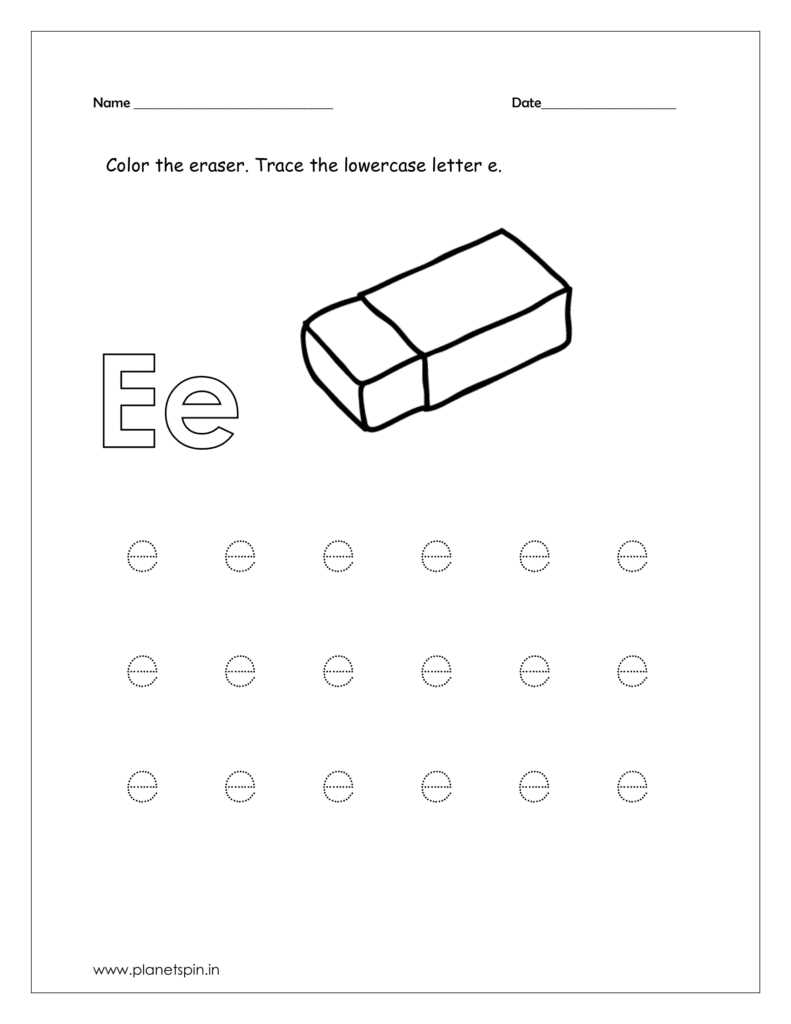 e worksheet
