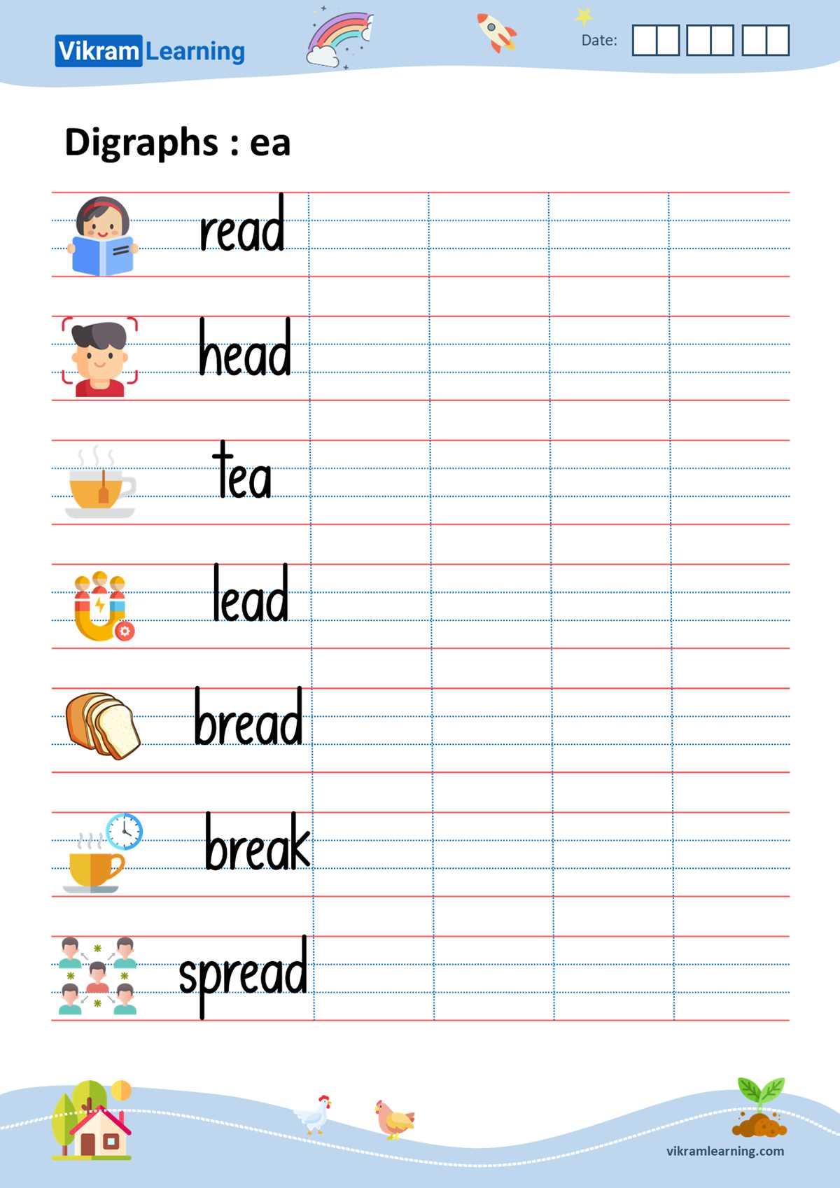 ea ee worksheets