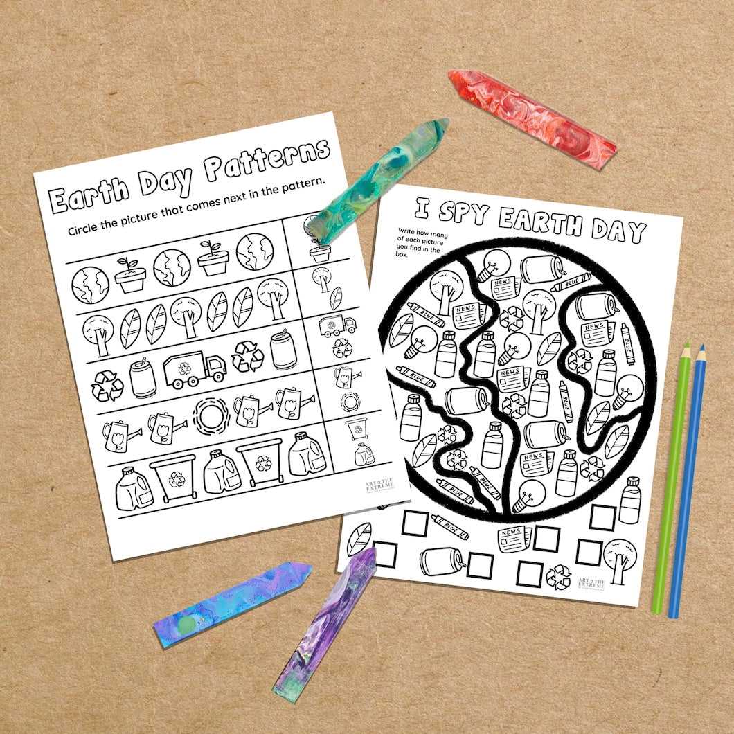earth day coloring worksheets