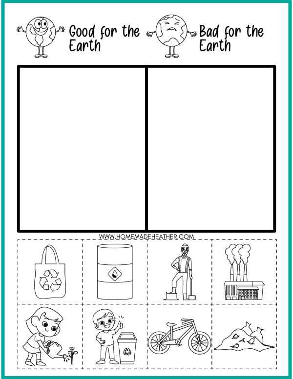 earth day worksheets