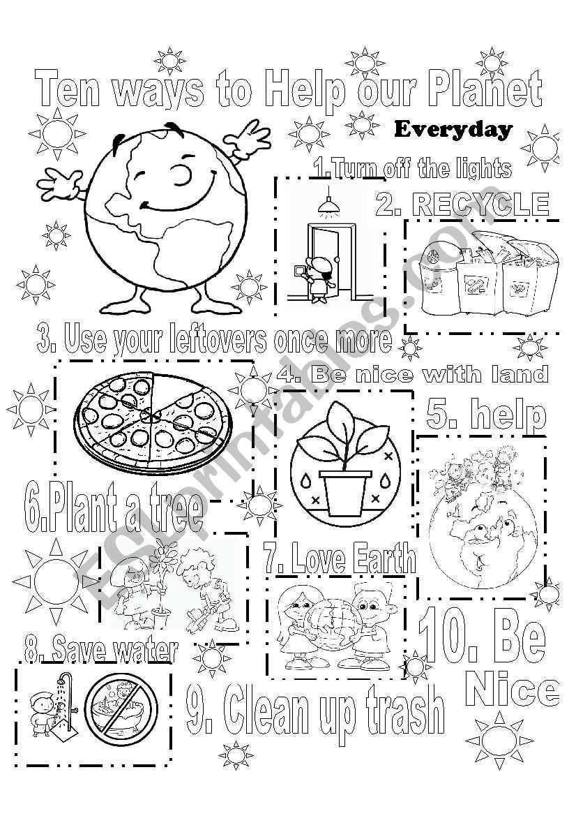 earth printable worksheets
