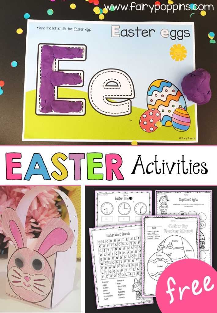 easter childrens worksheets
