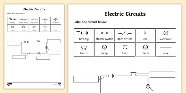 easy electricity worksheets