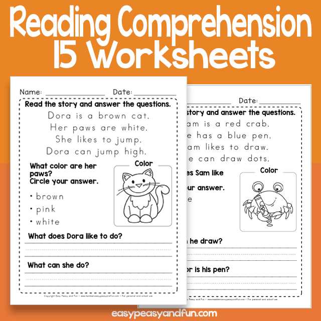 easy reading worksheets