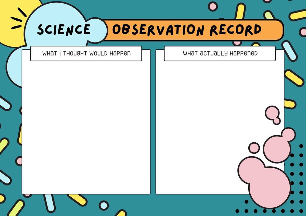 easy science worksheet