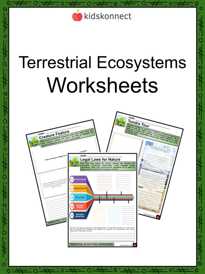 ecosystem services worksheet
