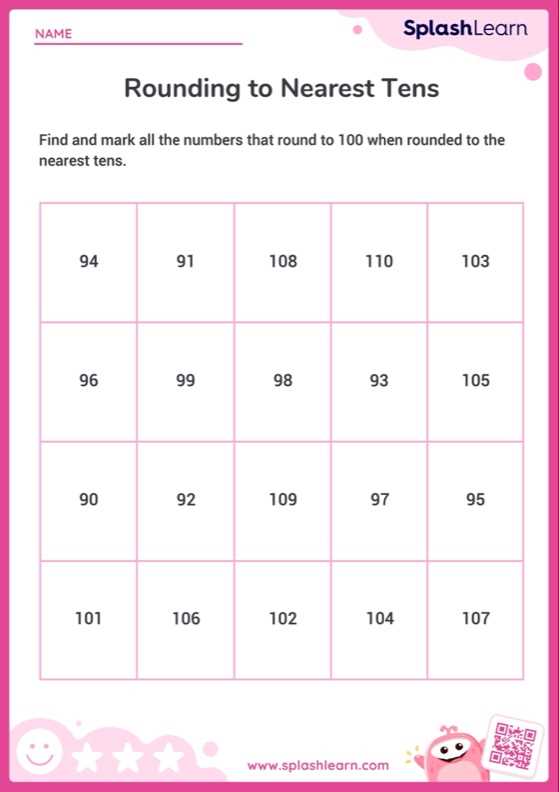 rounding nearest 10 and 100 worksheet rounding nearest 10 and 100 worksheet