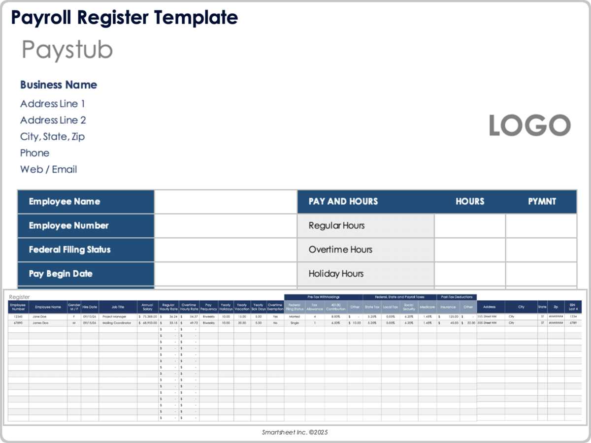 excel payroll worksheet
