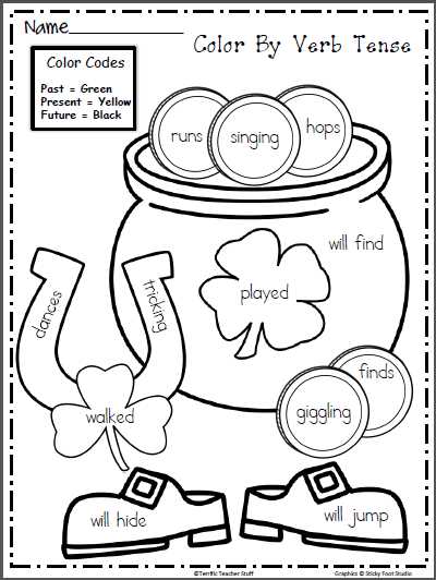 worksheets verb tenses
